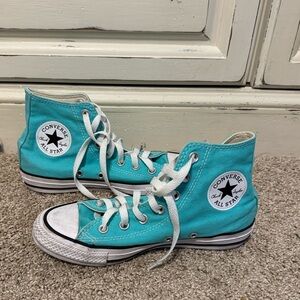 Converse Aqua Blue High-Top Sneakers